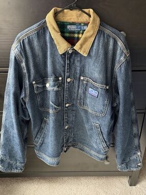 Polo Ralph Lauren Hi-Tech Denim Y2k Excellent Insulated